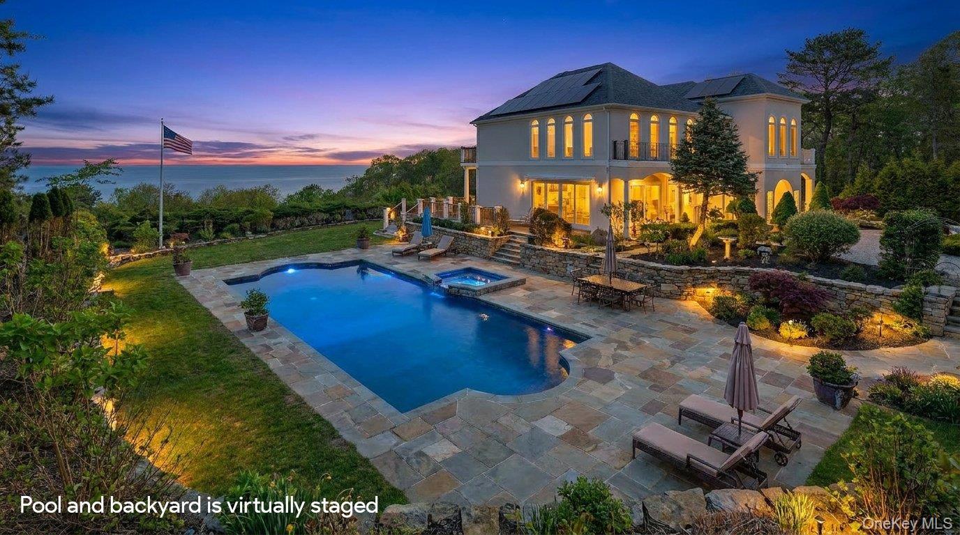 3172 Sound Avenue Baiting Hollow, NY 11901 - Photo 1 of 50 Digitally-staged pool and yard