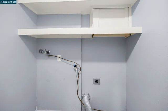 a close view of closet