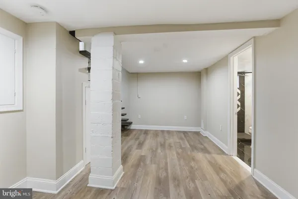 wooden floor in an empty room