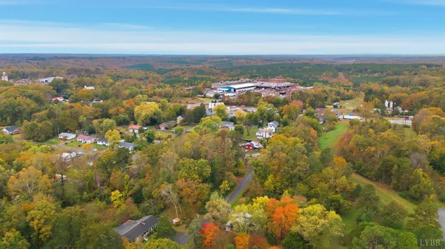 a view of city and mountain