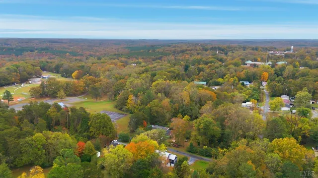 a view of city and mountain