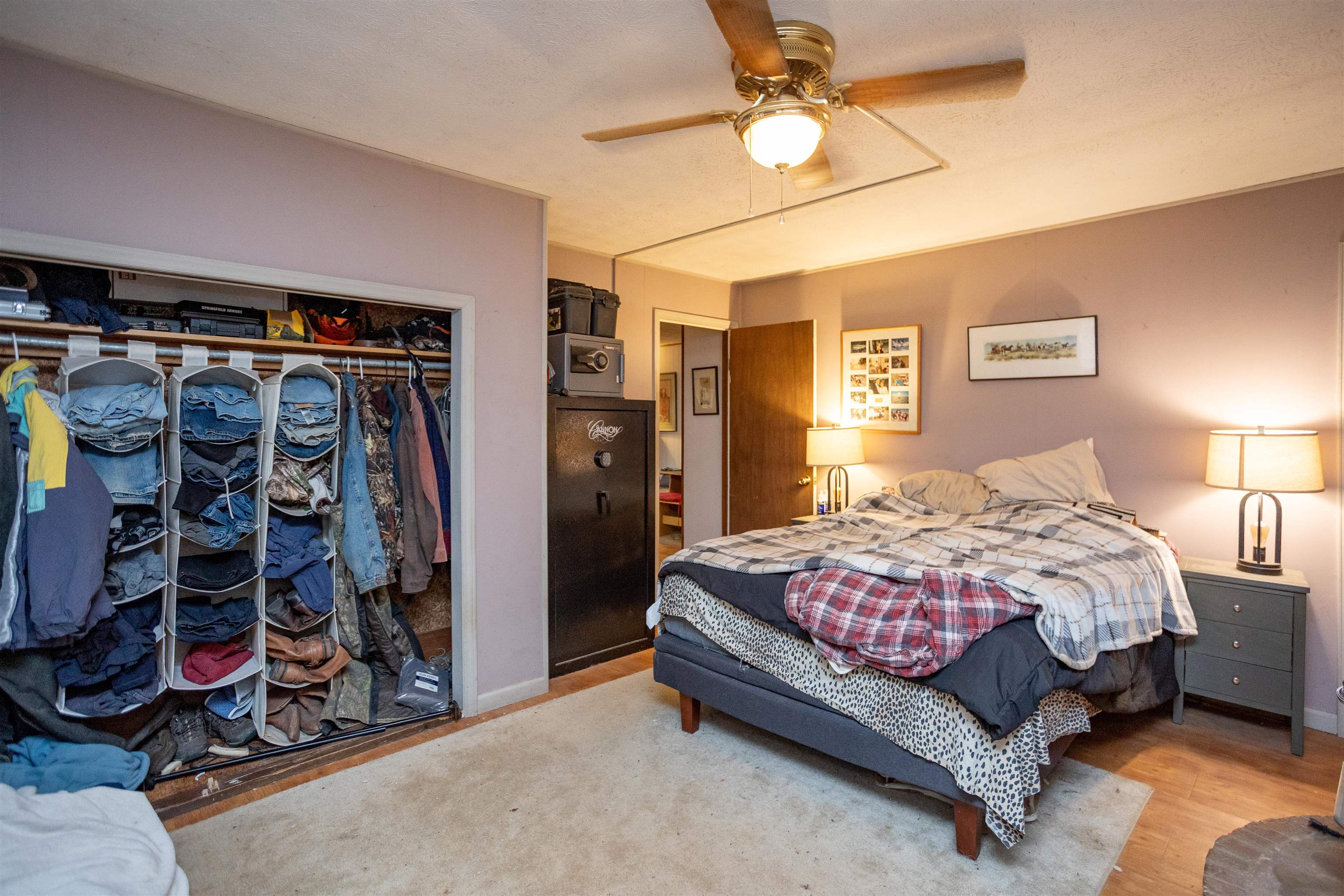 12619 Cardinal Forest Drive Fulks Run, VA 22830 - Photo 11 of 23 a bedroom with a bed and a walk in closet