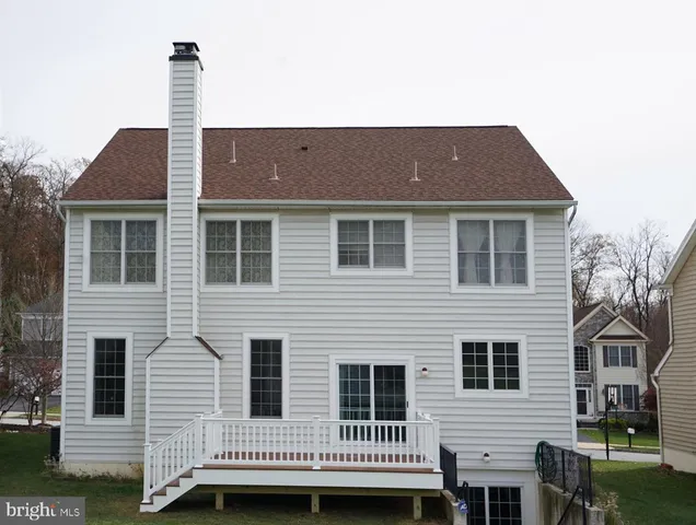 a backyard of a house