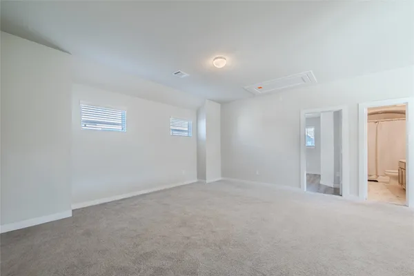 a view of an empty room
