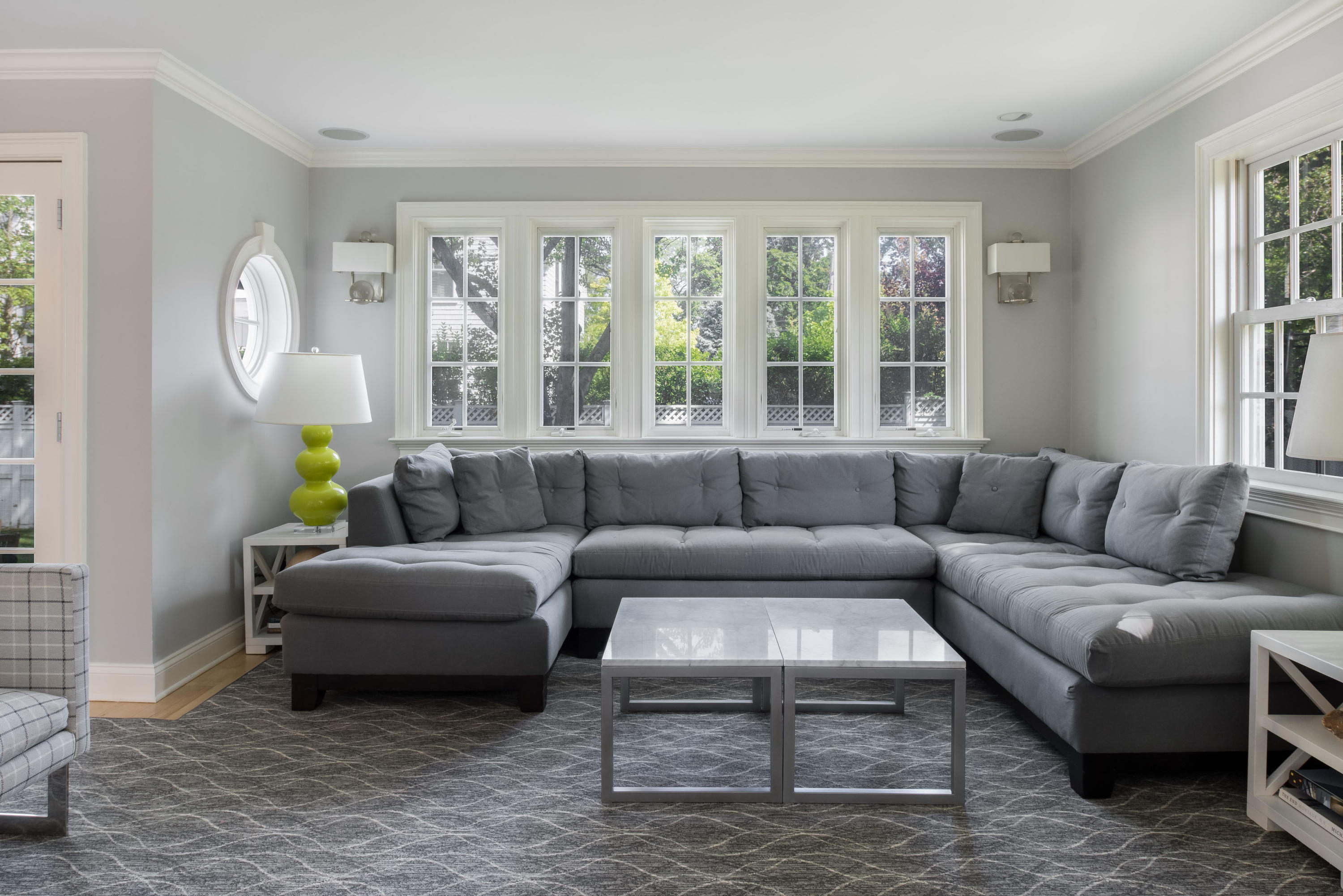23 Waverly Road Darien, CT 06820 - Photo 13 of 28 a living room with furniture and a large window