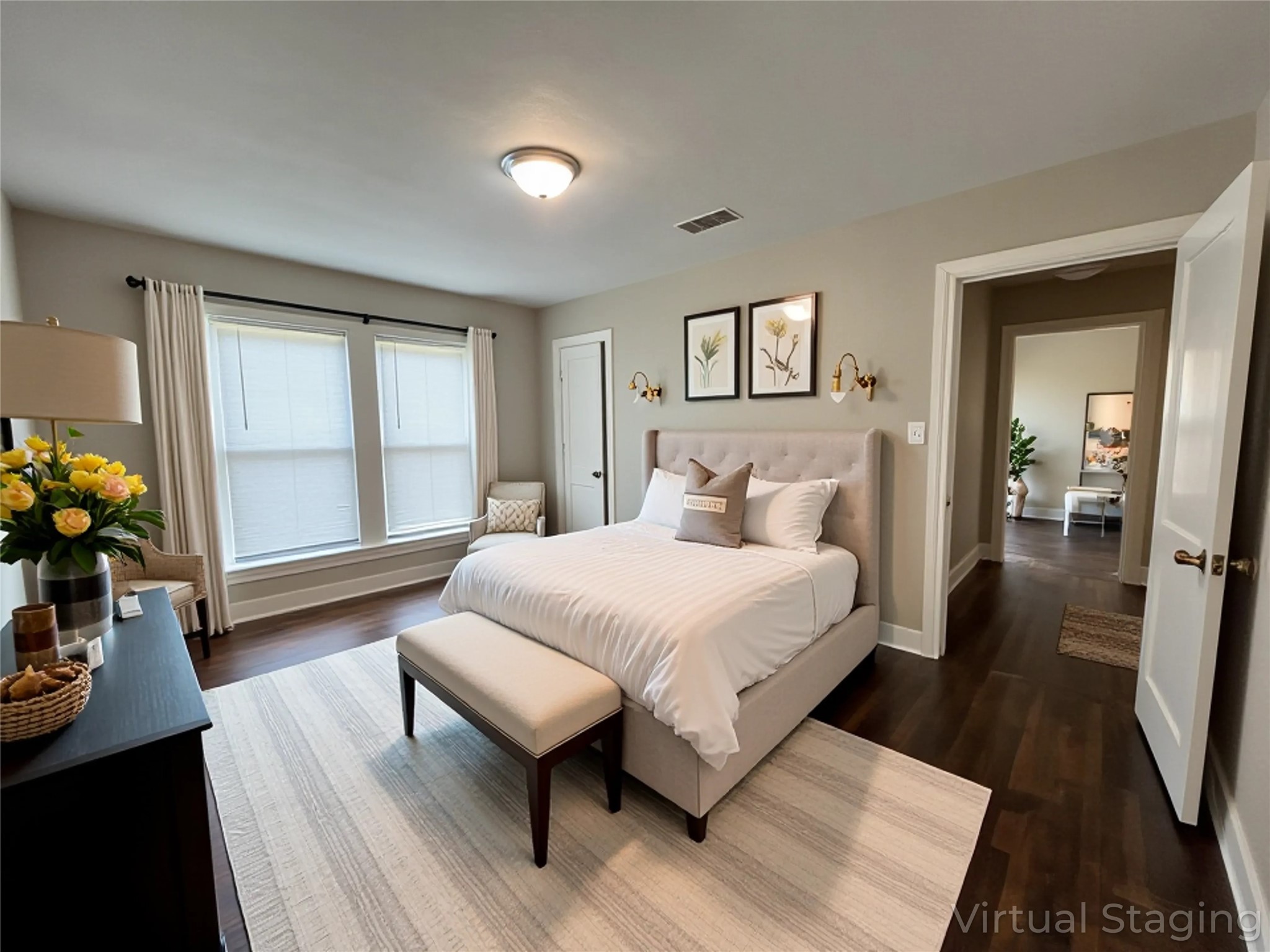 613 Koehl Street Wharton, TX 77488 - Photo 4 of 10 a bedroom with a bed and a large window