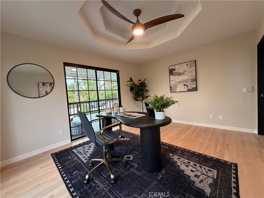 1677 South Hill Avenue Fallbrook, CA 92028 - Photo 39 of 74 a view of a workspace with furniture and a window