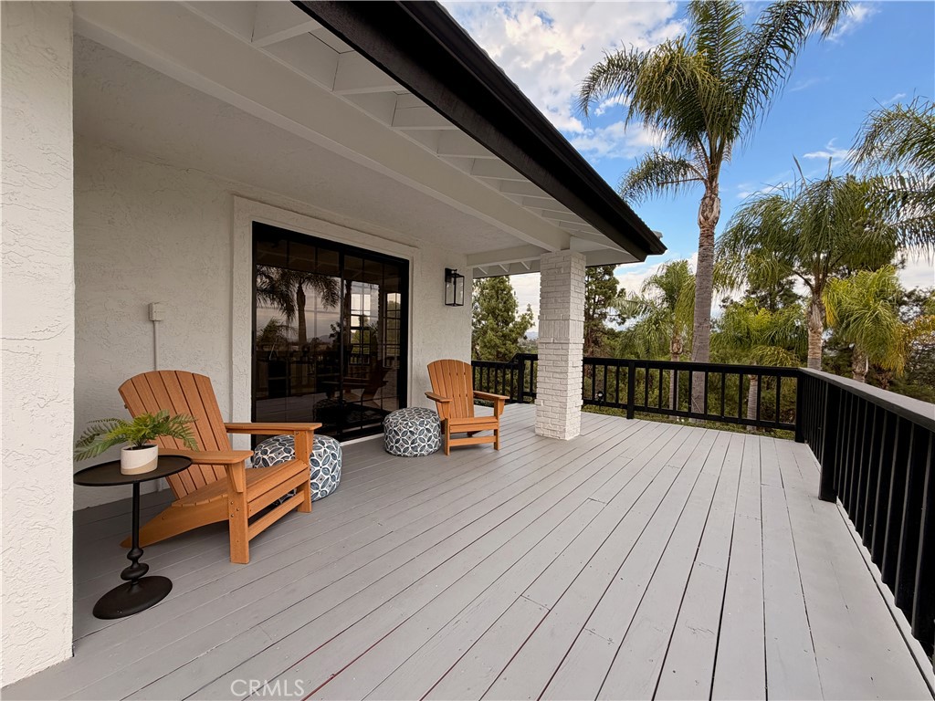 1677 South Hill Avenue Fallbrook, CA 92028 - Photo 5 of 74 Standing at front door with wrap deck to your right and entrance to office visible