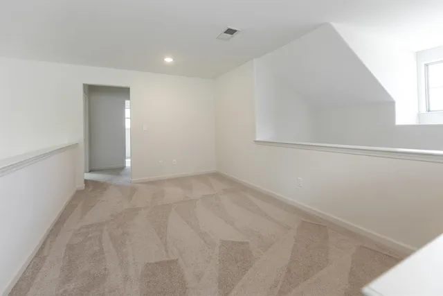 a view of an empty room