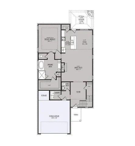 a picture of a floor plan