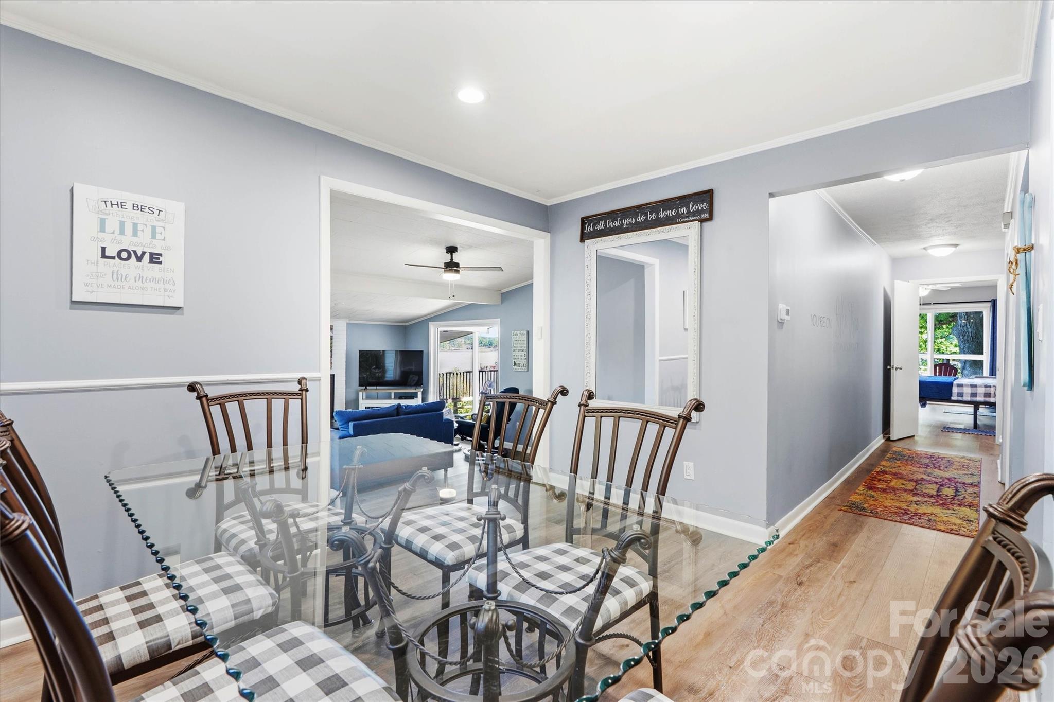 6566 Harbor Lane Conover, NC 28613 - Photo 12 of 43 a living room with furniture and a dining table