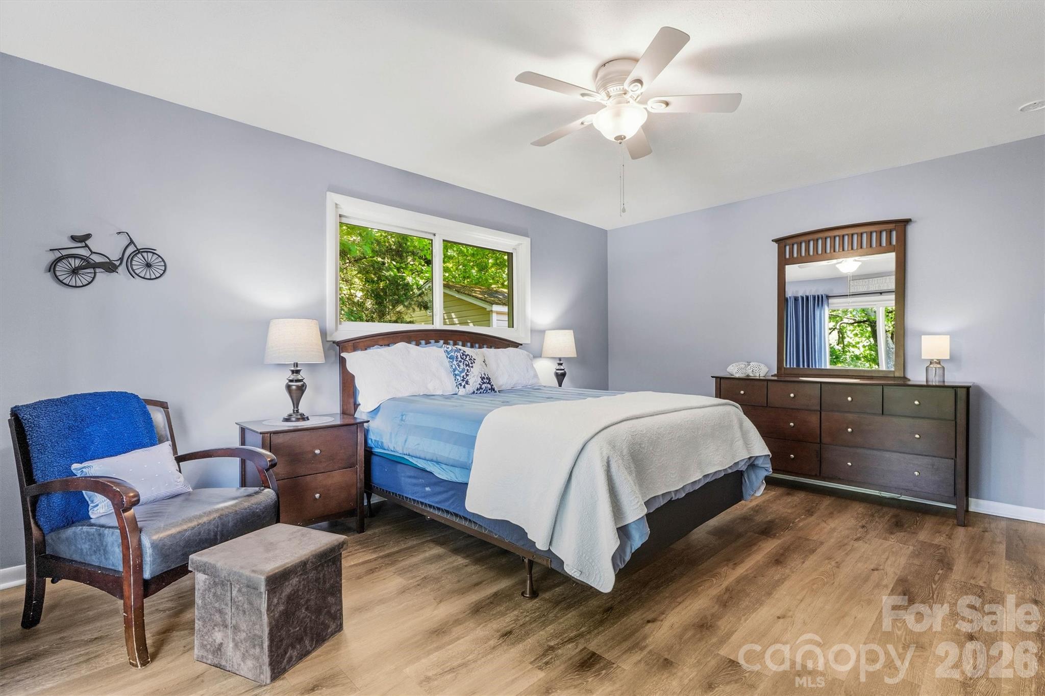 6566 Harbor Lane Conover, NC 28613 - Photo 21 of 43 a bedroom with a bed and a couch