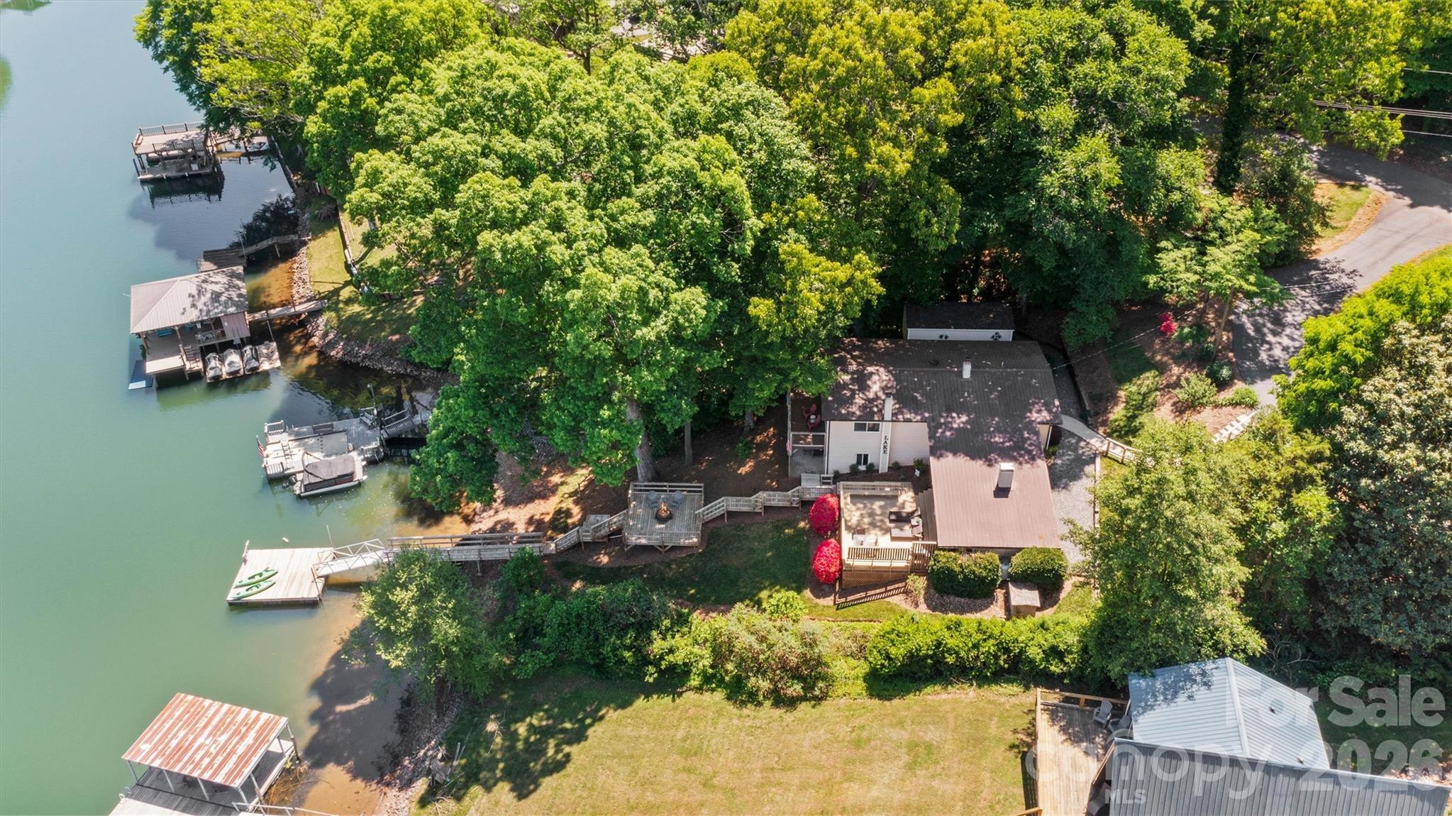 6566 Harbor Lane Conover, NC 28613 - Photo 3 of 43 an aerial view of a house with outdoor space