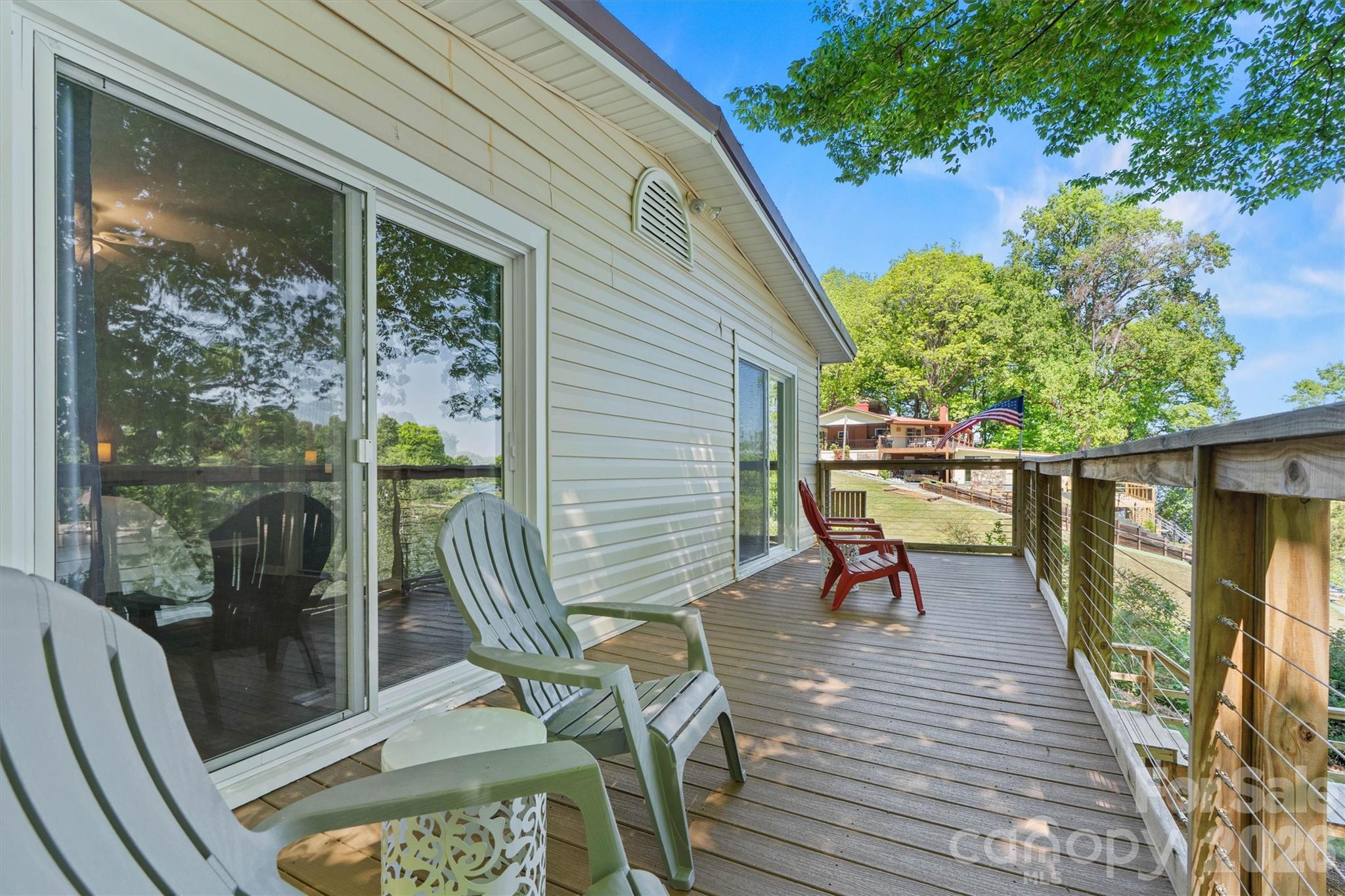 6566 Harbor Lane Conover, NC 28613 - Photo 32 of 43 a deck view with a seating space
