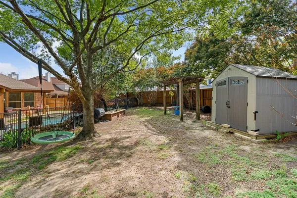 a view of a outdoor space with a tree
