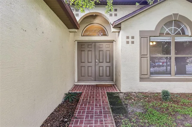 a view of front door of a house