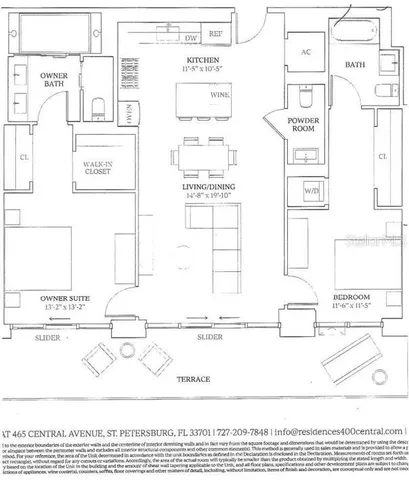 $1,195,000 | 400 Central Avenue, Unit 1203, St. Petersburg, FL 33701