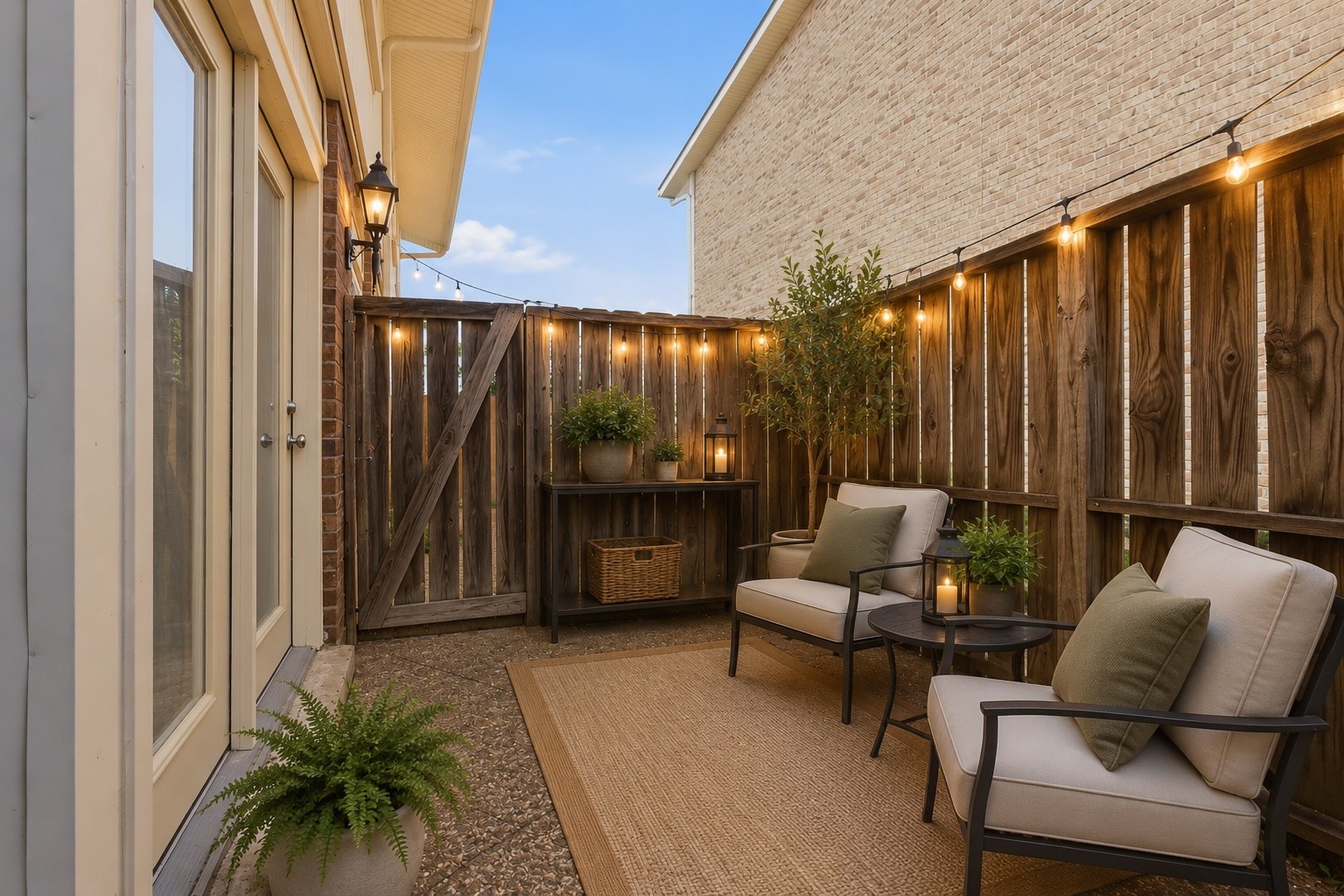 2116 Hobbs Road, Unit G6 Nashville, TN 37215 - Photo 27 of 30 a balcony with furniture and a potted plant