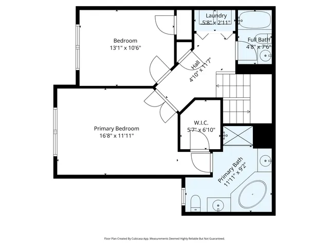 a picture of a room with a bench