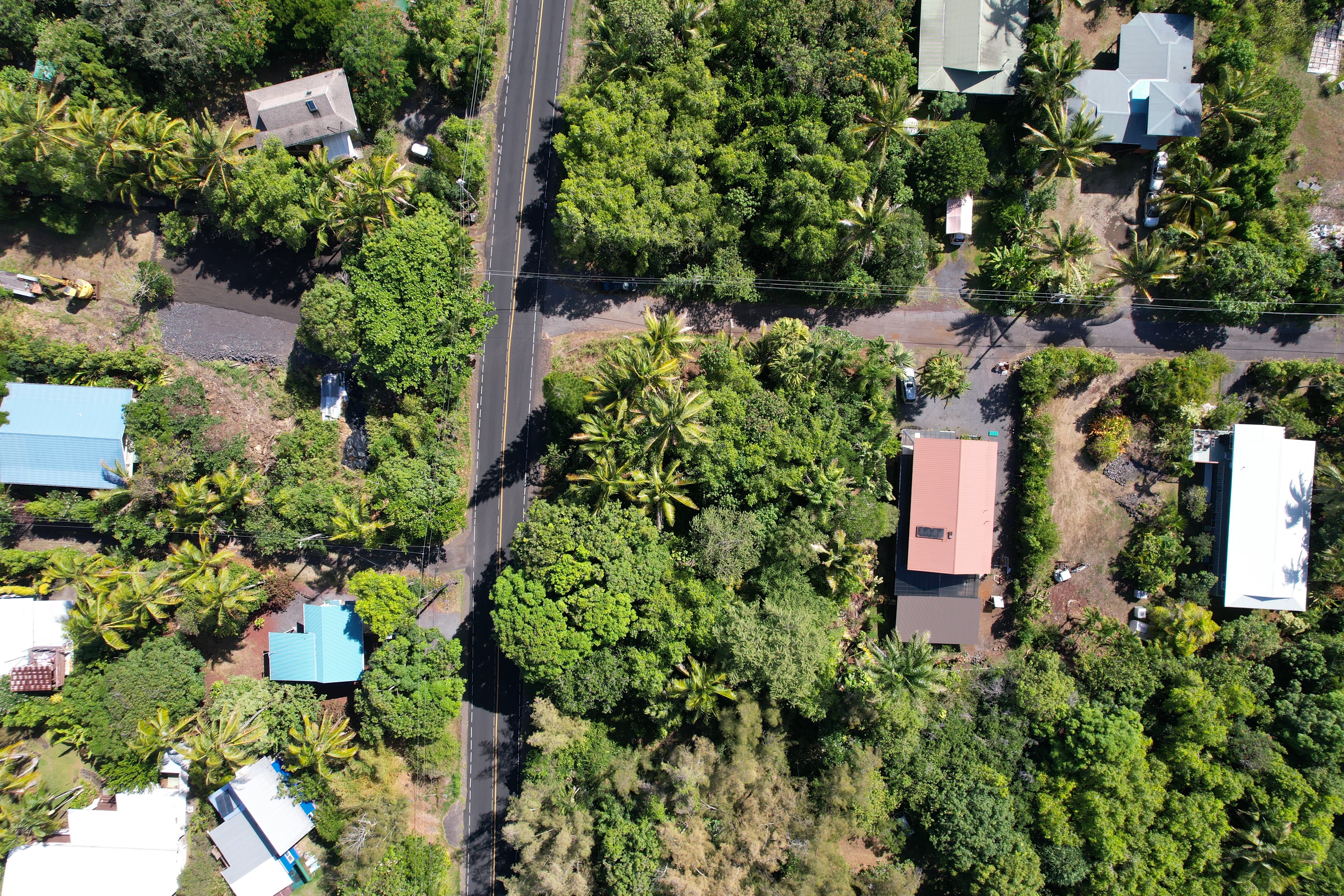 7 Kalapana Kapoho Beach Road Pahoa, HI 96778 - Photo 12 of 12 an aerial view of residential house with outdoor space and trees all around