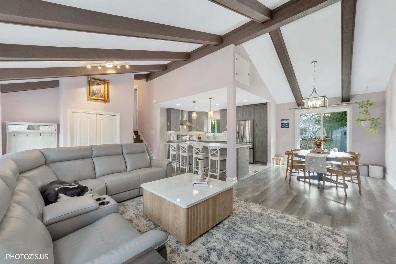 981 North Mill Road Addison, IL 60101 - Photo 5 of 41 a living room with furniture and wooden floor