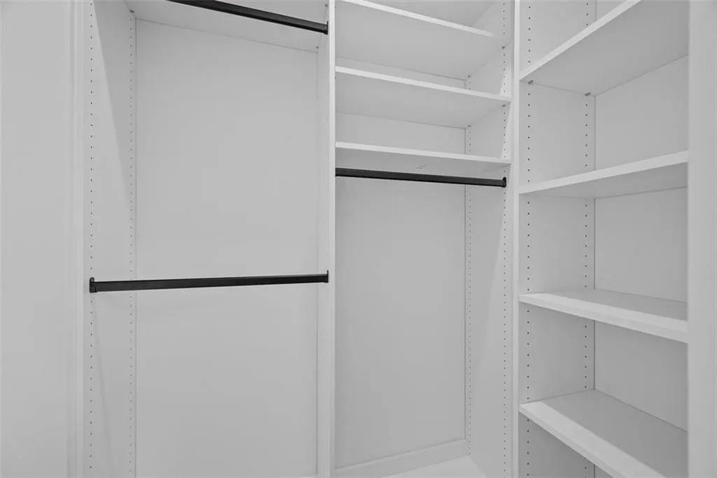 431 Shaler Street Pittsburgh, PA 15211 - Photo 17 of 33 a view of walk in closet with empty racks