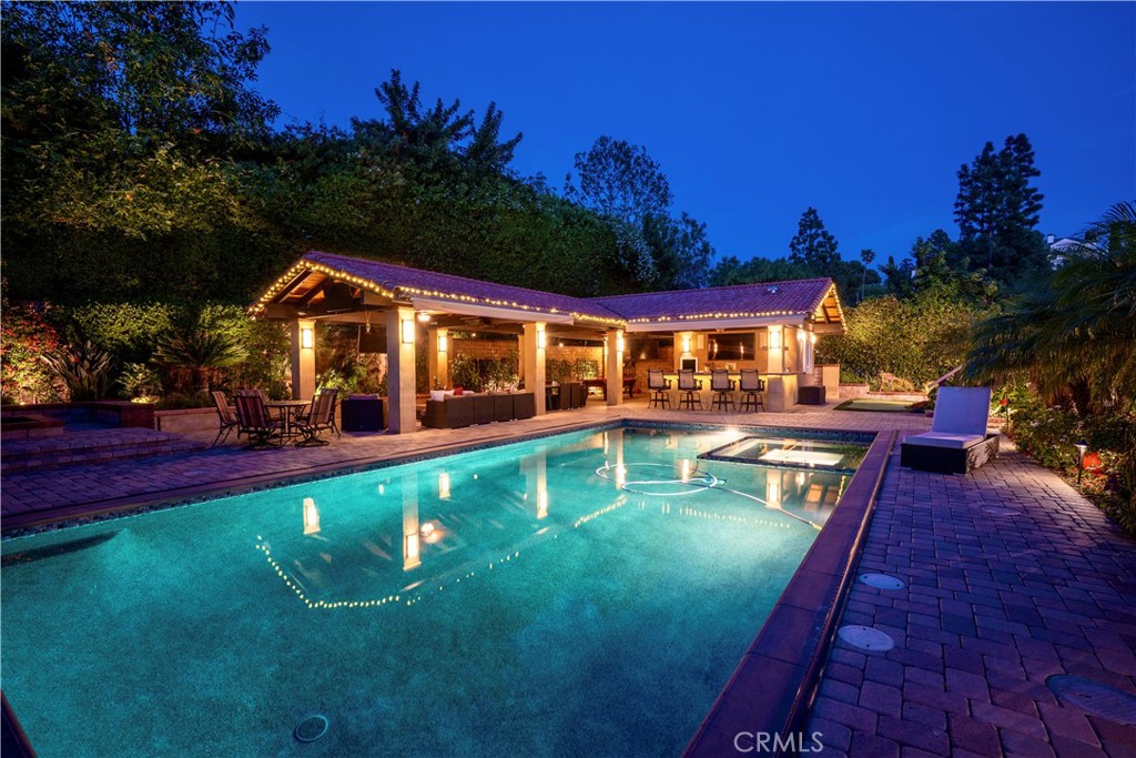 19151 Fowler Avenue Santa Ana, CA 92705 - Photo 2 of 57 The backyard oasis at night.