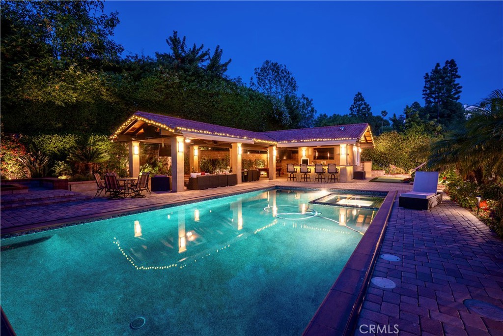19151 Fowler Avenue Santa Ana, CA 92705 - Photo 2 of 57 The backyard oasis at night.