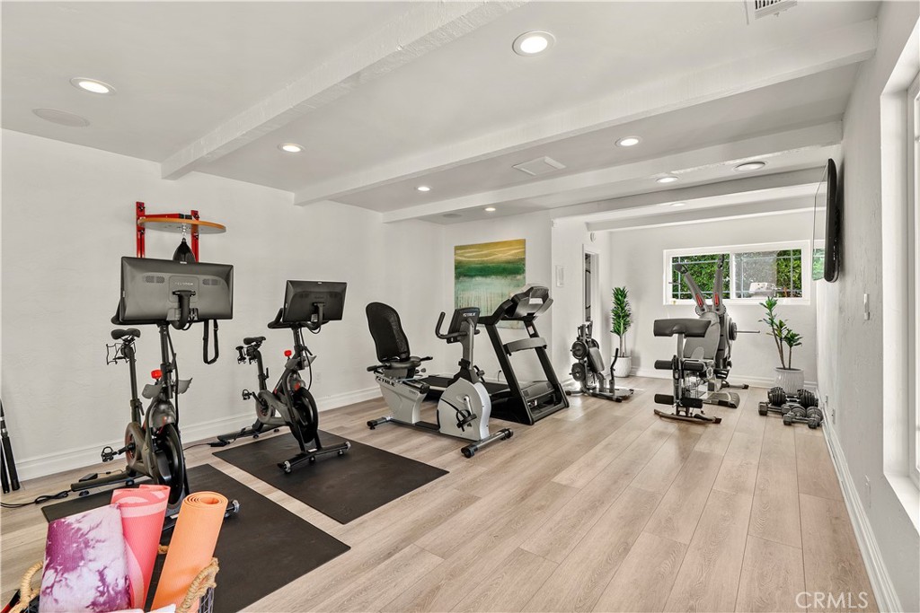19151 Fowler Avenue Santa Ana, CA 92705 - Photo 25 of 57 Downstairs Primary Bedroom #4 / Workout / Yoga Studio w/ Ensuite