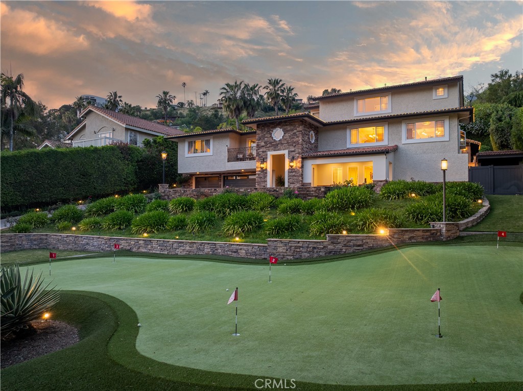 19151 Fowler Avenue Santa Ana, CA 92705 - Photo 49 of 57 The Front Yard at Dusk.