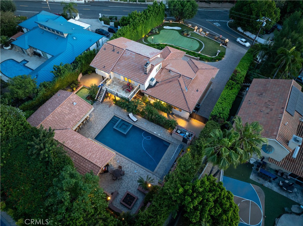 19151 Fowler Avenue Santa Ana, CA 92705 - Photo 52 of 57 Aerial View of the property at dusk.