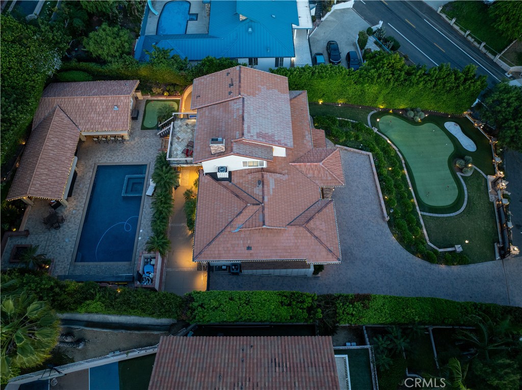 19151 Fowler Avenue Santa Ana, CA 92705 - Photo 53 of 57 Aerial of the property at sunset.