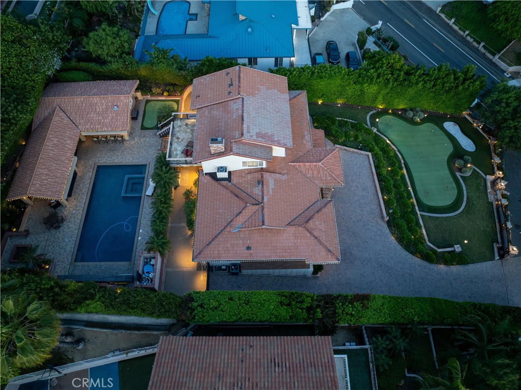 19151 Fowler Avenue Santa Ana, CA 92705 - Photo 53 of 57 Aerial of the property at sunset.