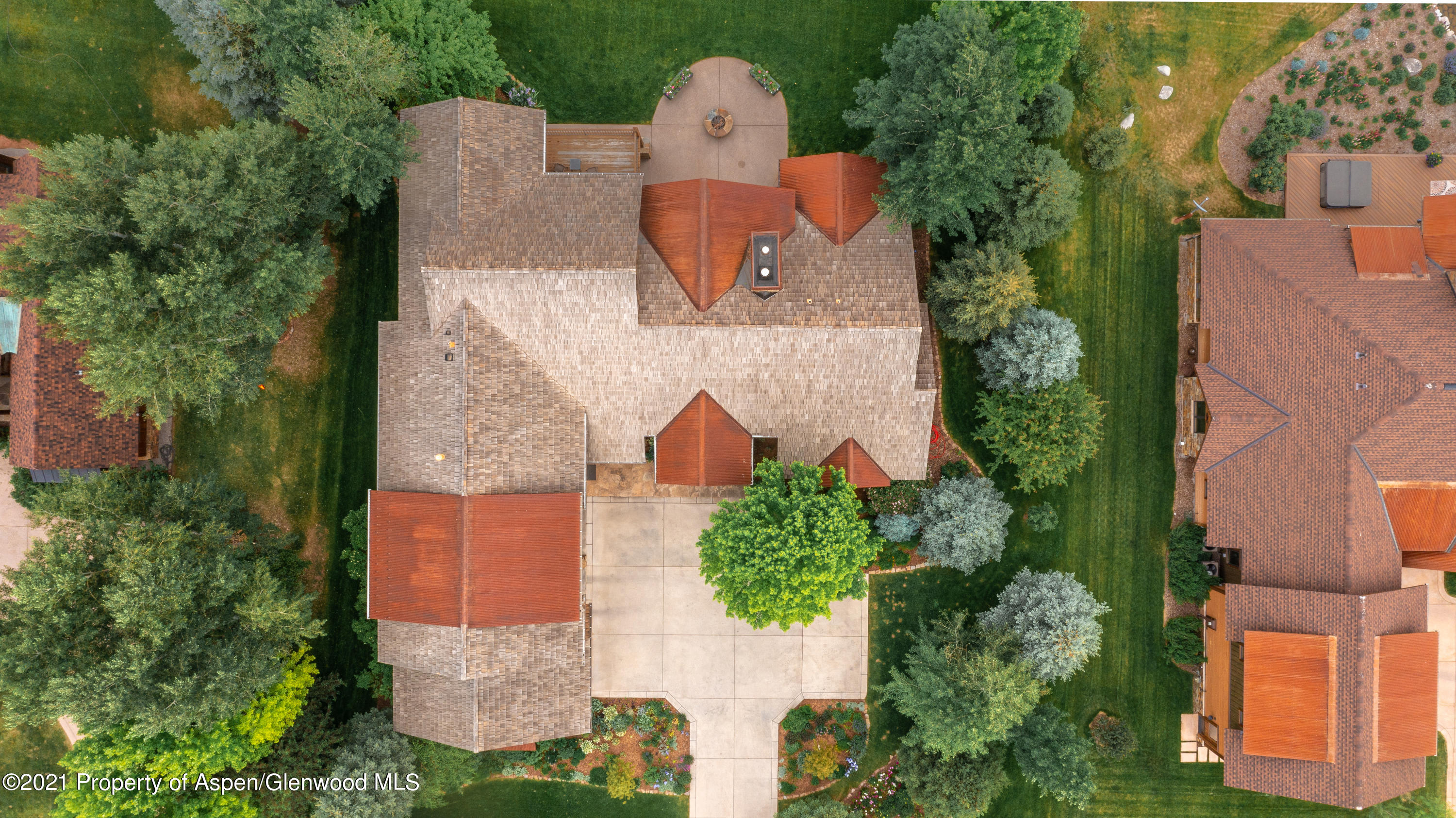 132 Diamond A Ranch Road Carbondale, CO 81623 - Photo 4 of 50 an aerial view of a house with a yard and a large tree