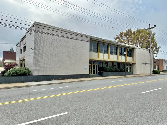 a room with gym equipment