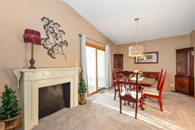a view of a livingroom with furniture and window