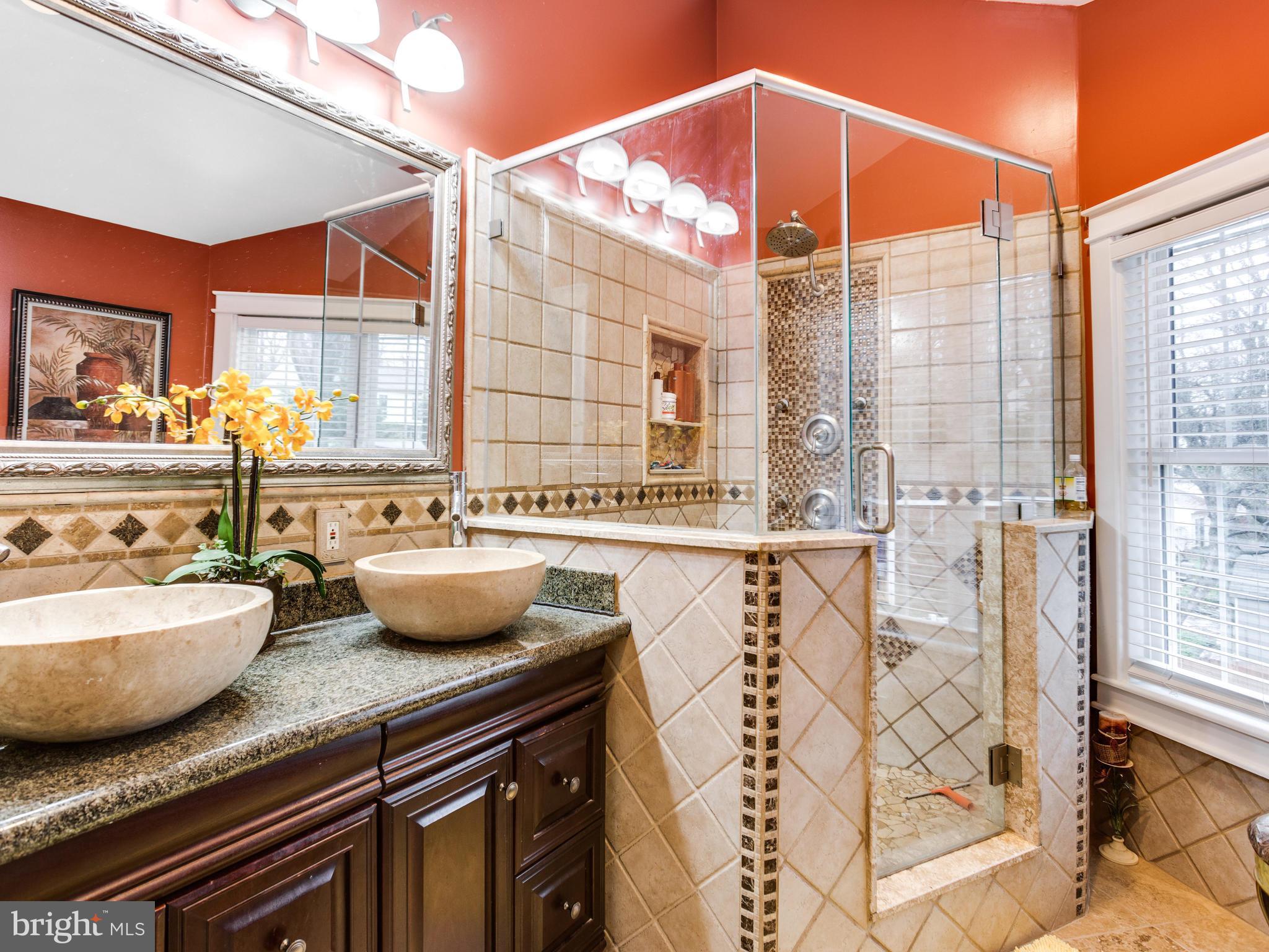 14225 Piccadilly Road Silver Spring, MD 20906 - Photo 22 of 29 LUXURIOUS MASTER BATH~- DOUBLE VANITY