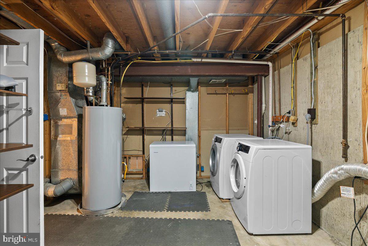1481 Autumn Ridge Circle Reston, VA 20194 - Photo 25 of 26 a view of storage and utility room with washer and dryer