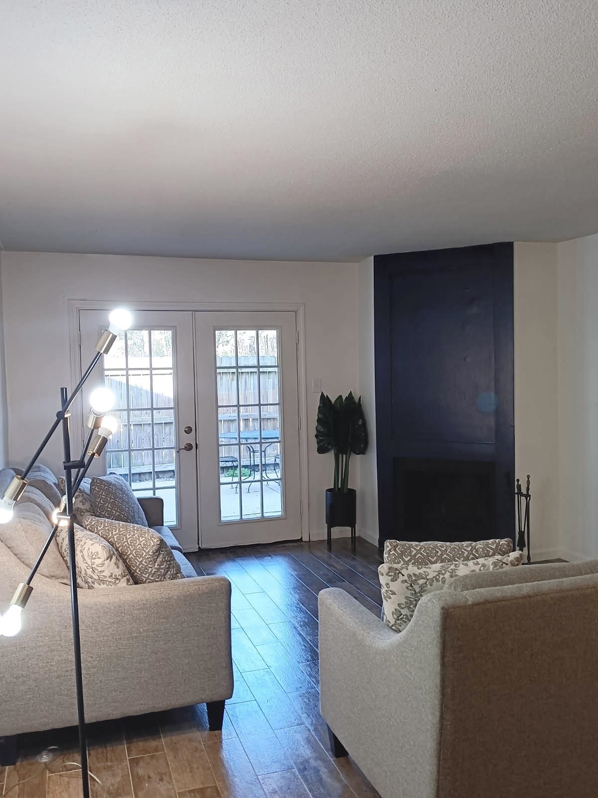 1770 Crompton 6th Square, Unit 29 Memphis, TN 38134 - Photo 2 of 21 Living room featuring hardwood / wood-style floors and french doors