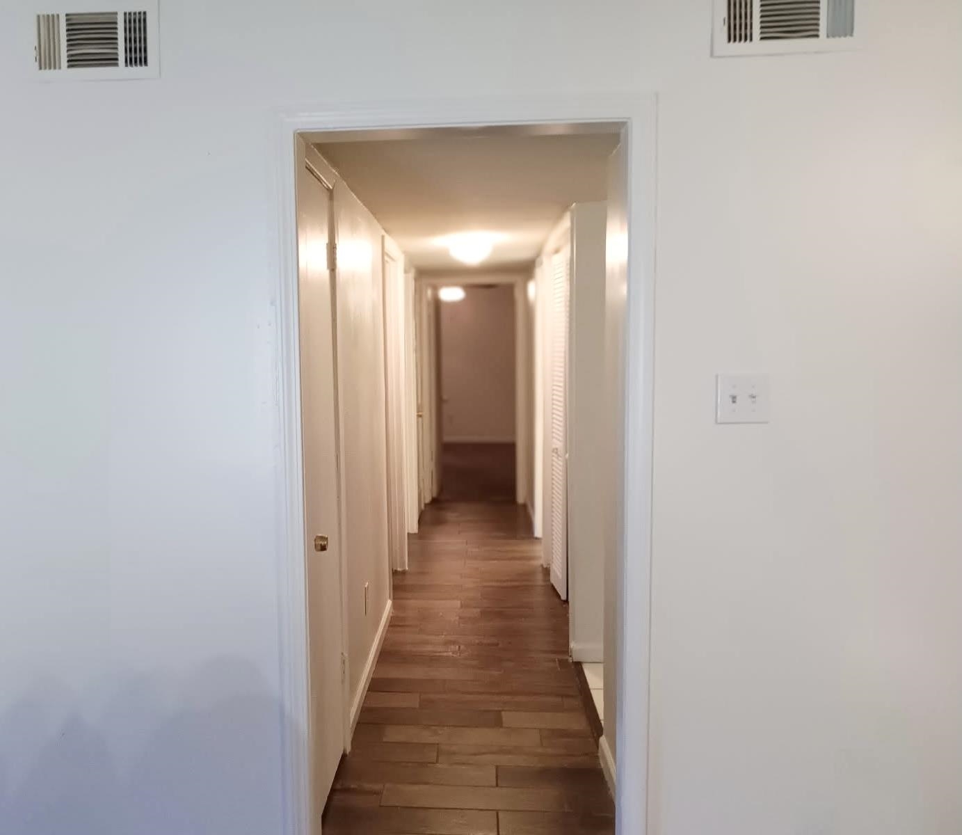 1770 Crompton 6th Square, Unit 29 Memphis, TN 38134 - Photo 9 of 21 Hall featuring dark wood-type flooring