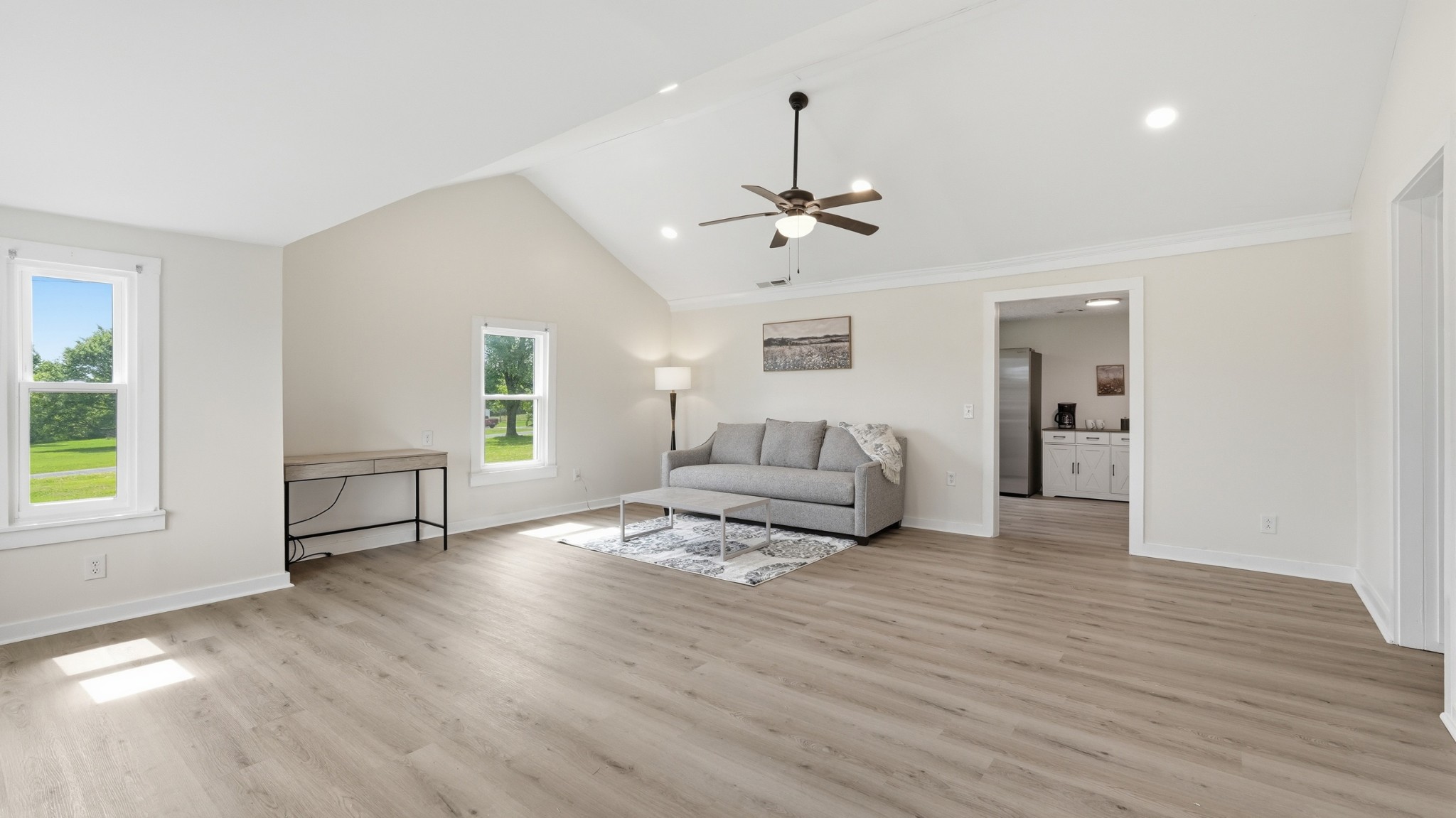 469 Fred Cooper Road McMinnville, TN 37110 - Photo 6 of 46 a living room with furniture and a ceiling fan