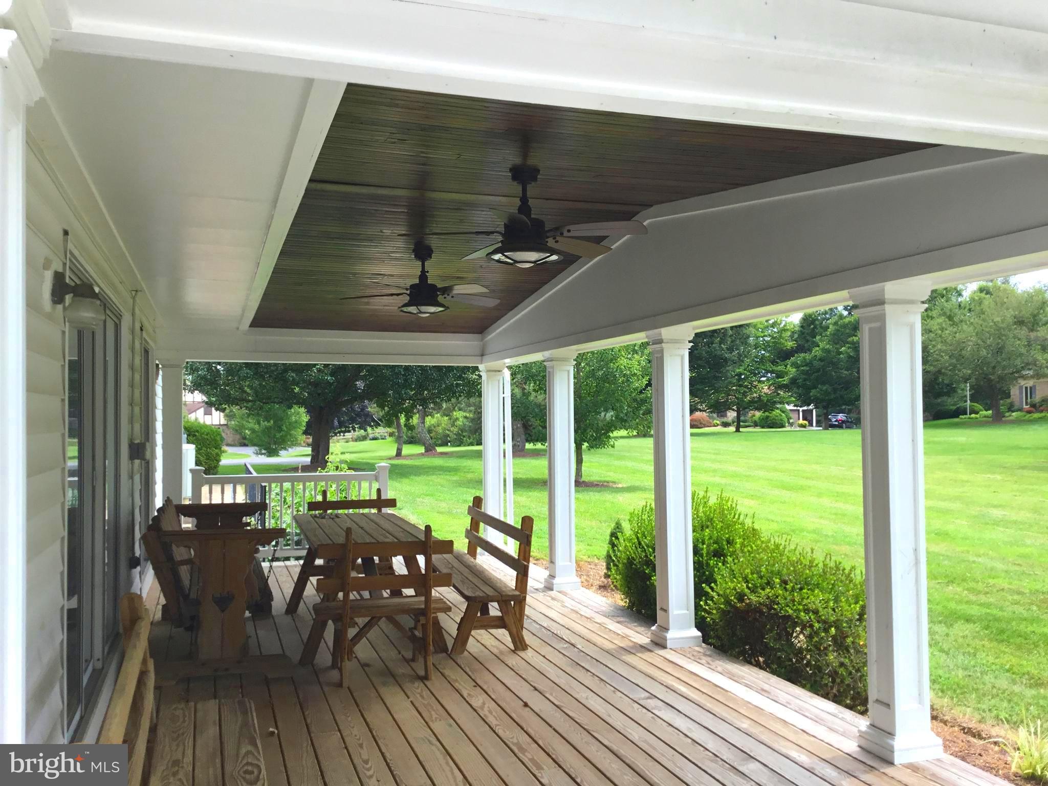 1019 Double Gate Road Davidsonville, MD 21035 - Photo 47 of 50 rear covered porch overlooking countryside