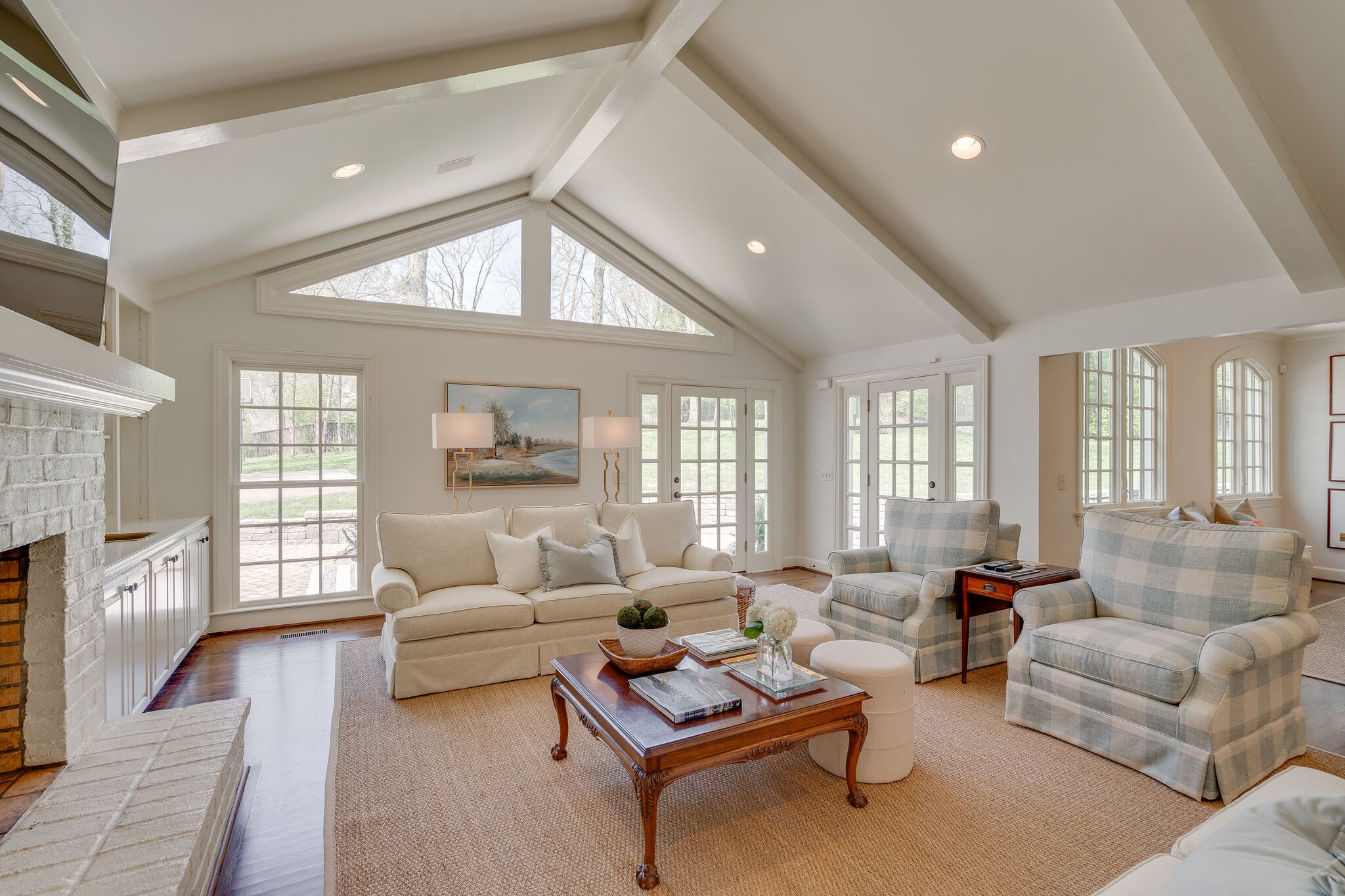 4321 Sneed Road Nashville, TN 37215 - Photo 15 of 37 a living room with furniture and a large window