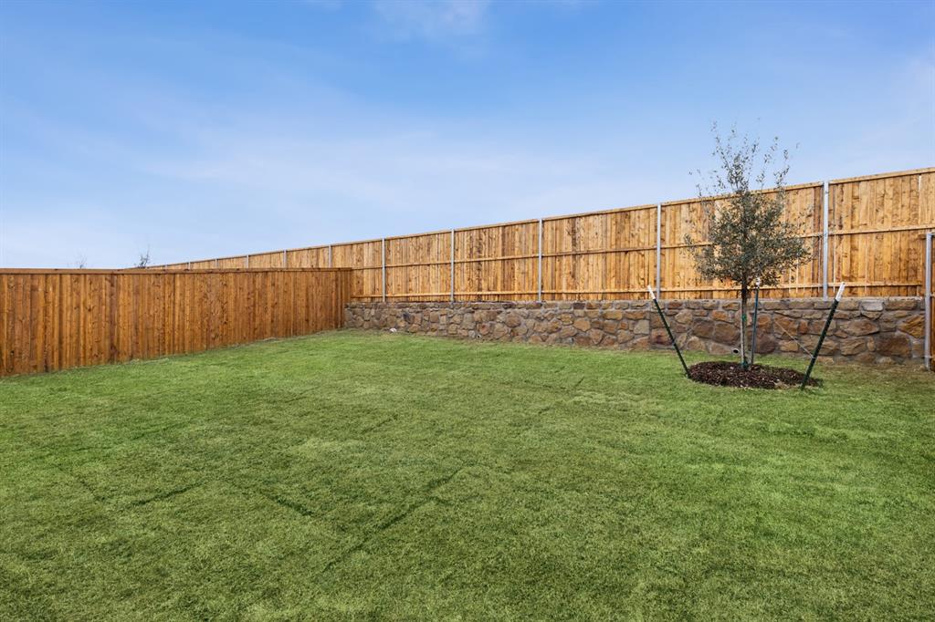 8356 Kingfisher Road Pilot Point, TX 76258 - Photo 31 of 32 Backyard in the Elm home plan by Trophy Signature Homes – REPRESENTATIVE PHOTO