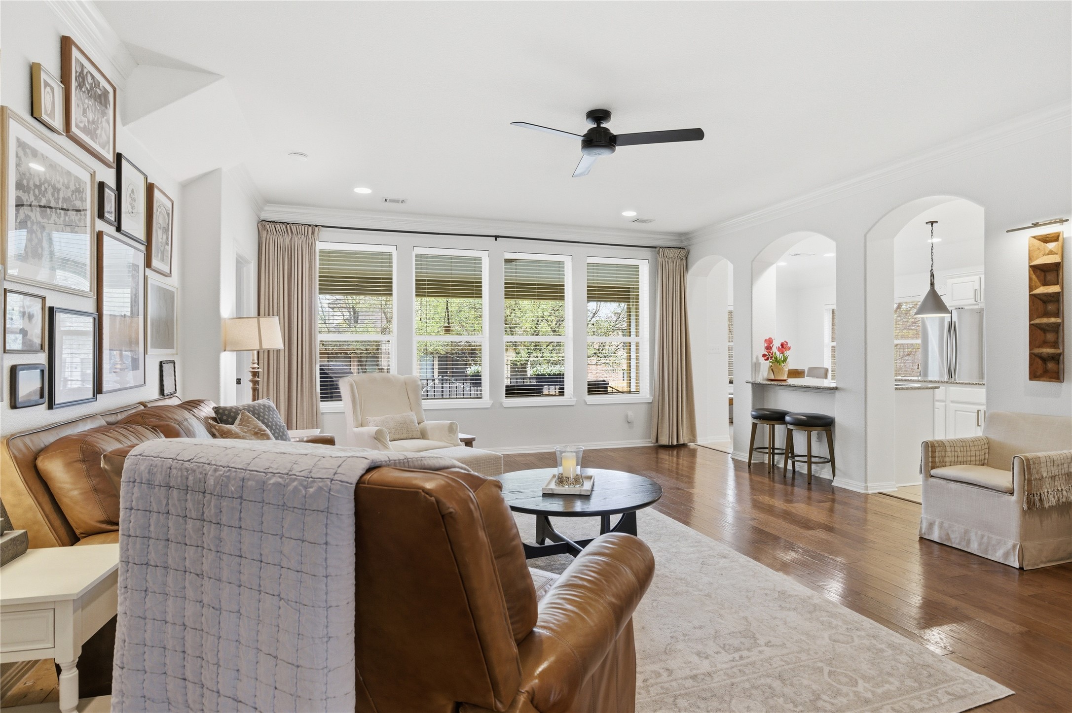 1312 Rimstone Drive Cedar Park, TX 78613 - Photo 5 of 25 a living room with furniture and a large window