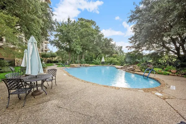 a view of outdoor space yard swimming pool and patio