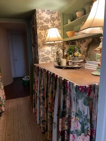 a view of storage and utility room