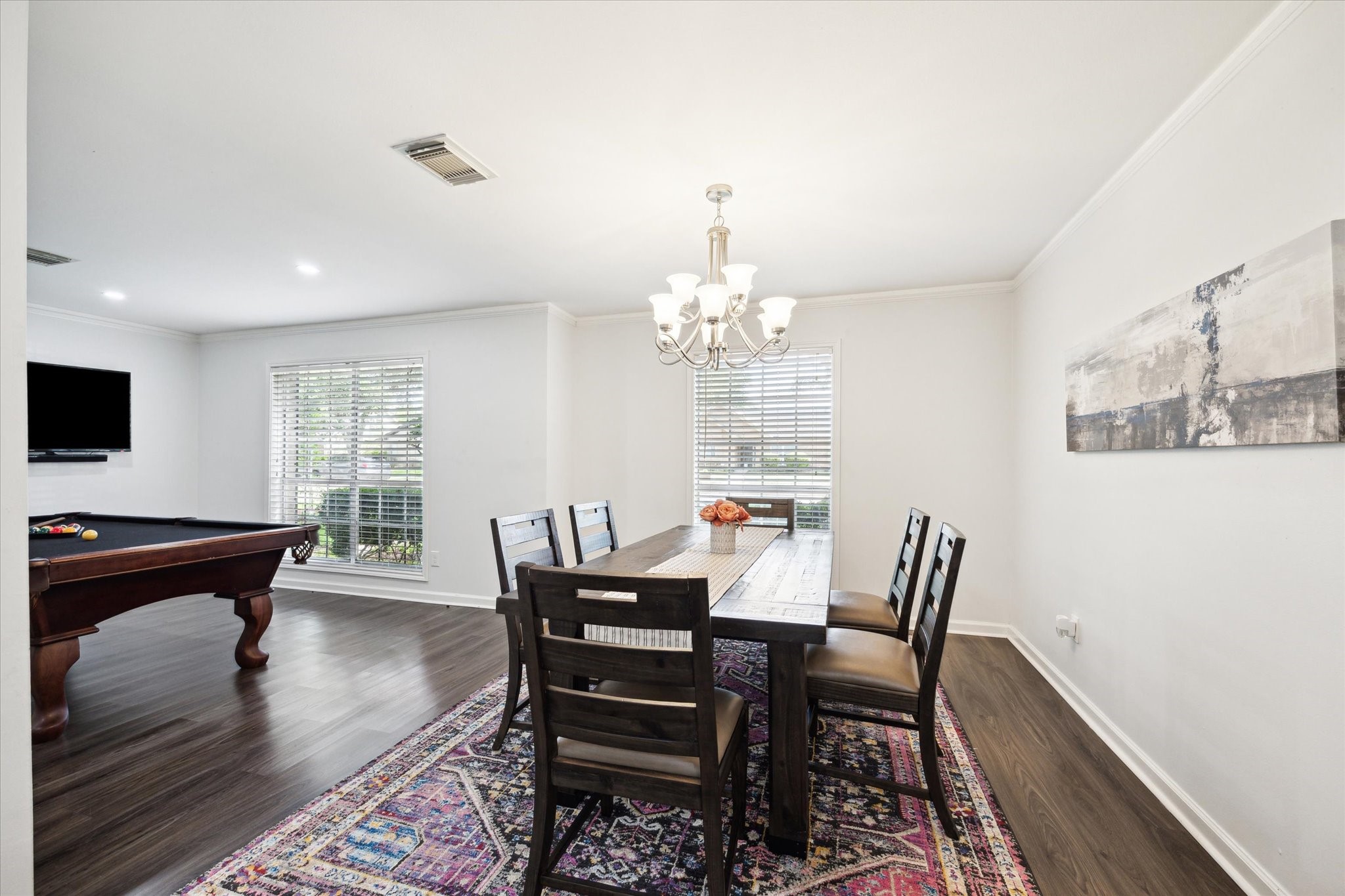 7614 Braesview Lane Houston, TX 77071 - Photo 7 of 29 a view of a dining room with furniture window and outside view