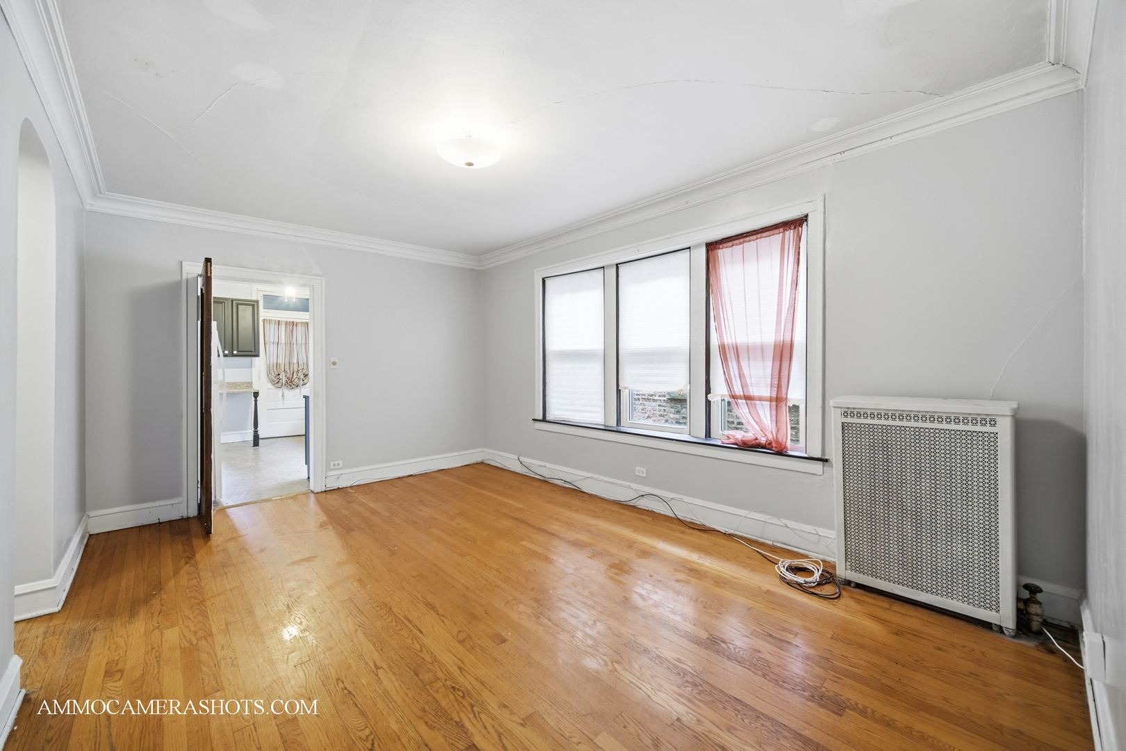 2045 West Farragut Avenue, Unit 3 Chicago, IL 60625 - Photo 28 of 32 an empty room with wooden floor and windows