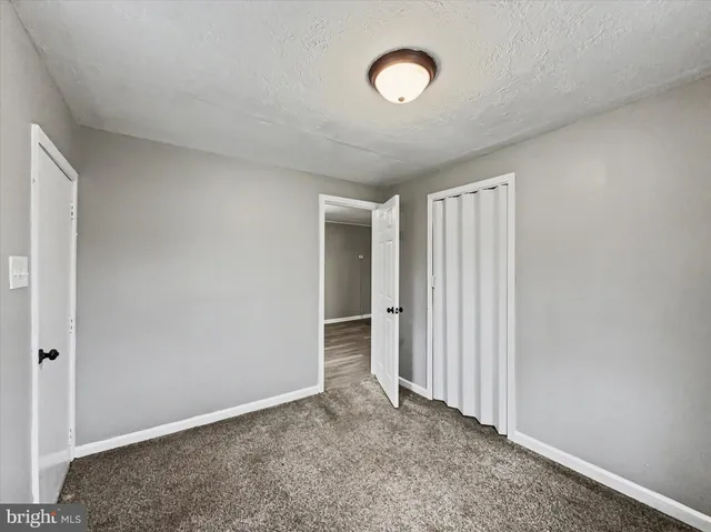 an empty room with a natural light